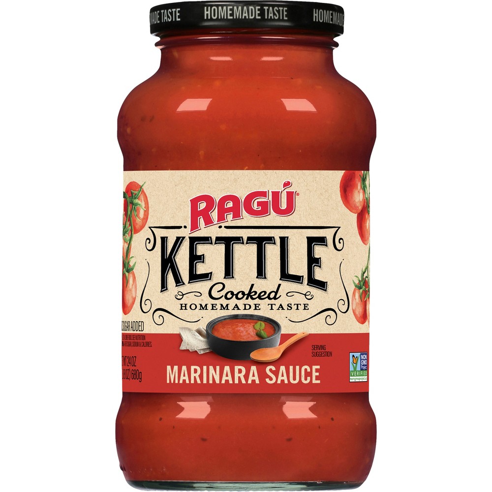 Ragu Kettle Cooked Marinara Pasta Sauce - 24oz