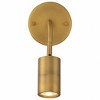 Access Lighting Cafe 1 - Light Wall Light in  Antique Brushed Brass - 4 of 4