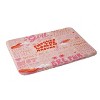 Deny Designs Doodle by Meg Girls Support Girls Memory Foam Bath Mat Pink - 2 of 4