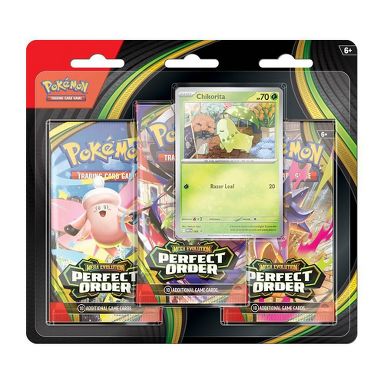 Pokémon Trading Card Game: Mega Evolution Perfect Order 3-Booster Blister