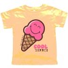 The Juniper Shop SmileyWorld Cool Summer Ice Cream Pink Toddler Short Sleeve Tee - 2 of 4