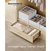 Set of 4 Drawer Organizers, Closet Organizers for Underwear, 80 Cells, Foldable Sock Holders - 2 of 4