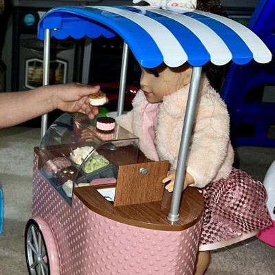 Two Scoops Ice Cream Cart  Our Generation 18-inch Dolls