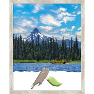 Amanti Art Crackled Metallic Narrow Picture Frame - 1 of 4
