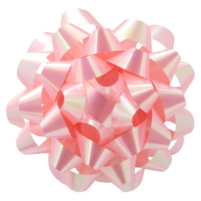 6&#34; Large Shiny Light Pink Gift Bow - Spritz&#8482;
