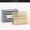 Blu Monaco Gold Desk Mail Organizer - Letter Holder and Bill Organizer for Desk - Gold Mail Storage and Letter Sorter - 3 of 4