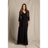 WEST K Women's Grace Faux-Wrap Maxi Dress with Tie Waist - 3 of 4