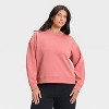 Women's Airy Sleek Ribbed Crewneck Sweatshirt - All In Motion™ - 4 of 4