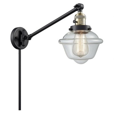 Oxford - 1 Light Swing Arm Wall Sconce In Traditional Style-25 Inches Tall and 8 Inches Wide