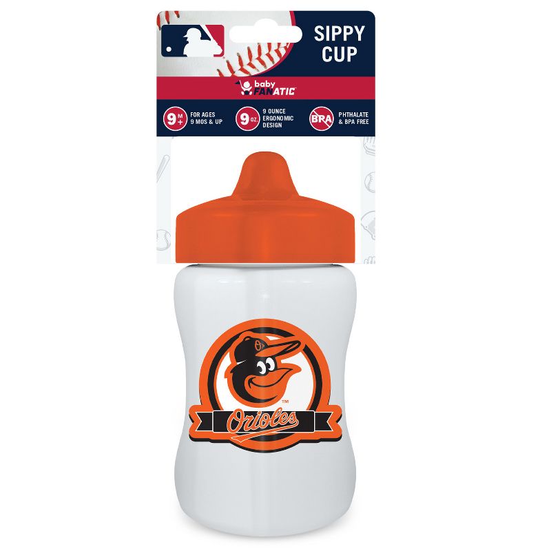BabyFanatic Toddler and Baby Unisex 9 oz. Sippy Cup MLB Baltimore Orioles, 3 of 5