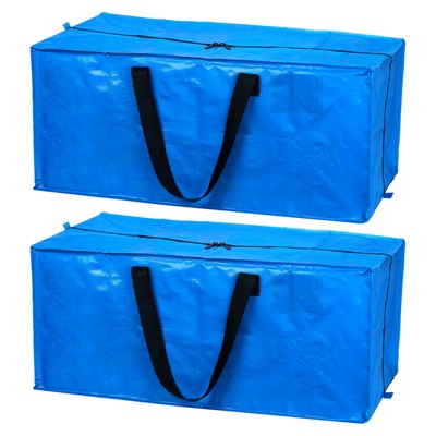 Unique Bargains Waterproof Durable Foldable Space Saving Extra Large Storage Tote 29x13x15 Inch 2 Pcs
