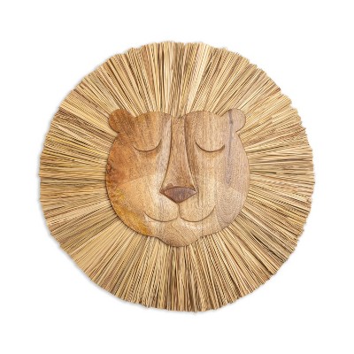 Crane Baby Handcrafted Wood Wall Decor - Kendi Lion