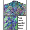 LA LEELA Women's Button Down Short Sleeve Summer Blouse Tops Hawaiian Club party Casual Aloha Party Shirt - 3 of 4