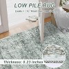 Washable Area Rug, Vintage Boho Pink Rug, Soft Non Slip Non Shedding Low Pile Carpet, for Living Room, Bedroom, Dinning Room - 3 of 4
