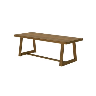 Rustic Reclaimed Pine Wood Rectangular Dining Table, 94in