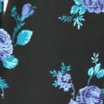 blue rose ditsy bouquet