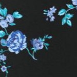 blue rose ditsy bouquet
