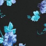 blue rose ditsy bouquet