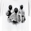 Squid Game Guards Iconic on White Adult Crew Neck Short Sleeve T-shirt - 2 of 3