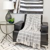 Parkland Collection,Transitional Stripe Rectangle Throw - 4 of 4