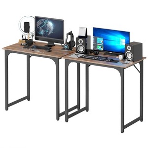 FDW Computer Desk 32/39/47 inch Length Study Writing Table Adjustable feet for Home Office - 1 of 4