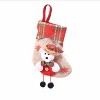 Mini Christmas Stockings Gift Bags Christmas Decorations for Home Festival Party(Little Bear Style) - 2 of 4