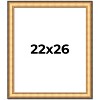 PosterPalooza | Traditional Gold Picture Frame - UV Acrylic, Foam Board Backing, Hanging Hardware - 2 of 4