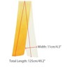 INSPIRE CHIC Women's Solid Contrast Color Pleated Long Satin Neck Scarves 49.2"x4.3" 1 Pc - 3 of 4