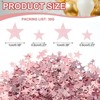 Unique Bargains Christmas Decorations DIY Twinkle Metallic Foil Glitter Star Tables Confetti 0.2/0.4 Inch 0.07 Ibs - 2 of 4