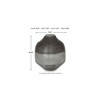 Signature Design by Ashley Harpwick 8.25" Glass Vase, Iridescent Gray Finish - 4 of 4