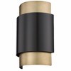 Harlech Modern 2-Light Wall Sconce - Art Deco Style, Steel, Damp Rated, Dimmable, 60W - 2 of 4