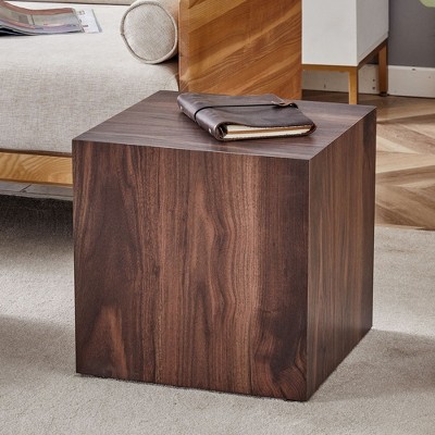 NicBex Modern Square Coffee Table with Textured Pattern Design,Wooden Center Table for Living Room,Living Room Furniture
