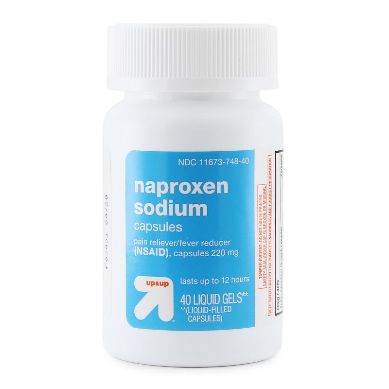 Naproxen Sodium (NSAID) Pain Reliever/Fever Reducer Liquid Gels - up & up™, 3 of 4