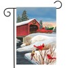 Briarwood Lane Winter Garden Flag 18x12.5 For Outdoor Winter Bridge Garden Flag Flag For Winter Garden Flag Flags For Outside - 2 of 4
