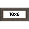 PosterPalooza | Panoramic Museum Brown Picture Frame - UV Acrylic, Foam Board Backing, Hanging Hardware - 2 of 4