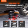 Yukimo 3 Ton Air Jack - 6600LBS Capacity Triple Bag Pneumatic Jack, 5.5"-17.7" Lift Range with 6 Steel Pipes & Side Handles for Cars/Garages/Repair - 2 of 4