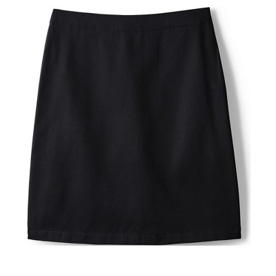 Lands' End School Uniform Girls Slim Blend Chino Skort Top of Knee