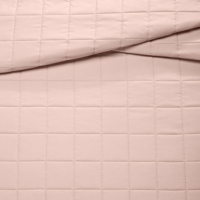 Box Stitch Microfiber Kids' Quilt - Pillowfort™, 3 of 10