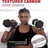 COZONY Hex Dumbbell Pair, Cast Iron Core, Rubber Coated, Textured Steel Handles for Strength Training - 4 of 4