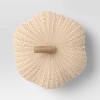 Knit Pumpkin with Jute Stem Novelty Throw Pillow - Threshold™ - 3 of 4