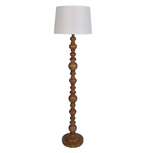 Turned Floor Lamp Espresso - Pillowfort , Size: Lamp Only, Brown