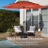 Best Choice Products 10ft 3-Tier Patio Umbrella, Market Sun Shade w/ Tilt Adjustment, Easy Crank - 4 of 4