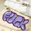 LunaLulinlk Purple bubbles Colorful rugs, super soft thickened fluffy area rugs - 2 of 4