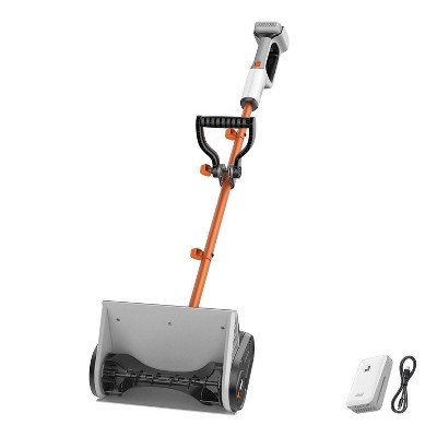 Litheli 40V 4Amp U20 Brushless Electric Cordless Snow Shoevel Battery Powered Snow Blower With Battery: Rechargeable, No Assembly Required