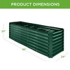 Best Choice Products 8x2x2ft Outdoor Metal Raised Garden Bed, Planter Box for Vegetables, Flowers, Herbs - 2 of 4