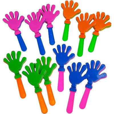 Mini Hand Clappers - Assorted, 3 Long, Plastic