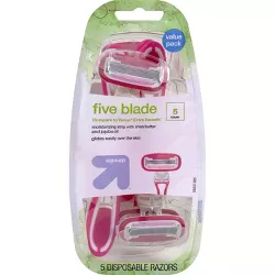Women's 5 Blade Disposable Razors - up & up™