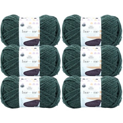 6pk Hue + Me Yarn Juniper - Lion Brand Yarn