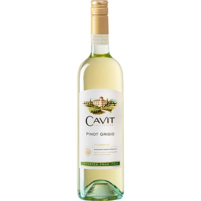 Cavit Pinot Grigio White Wine - 750ml Bottle : Target