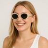 Anna-Kaci Retro Cat Eye UV400 Sunglasses with Trendy Small Frame Streetwear Style - 3 of 3